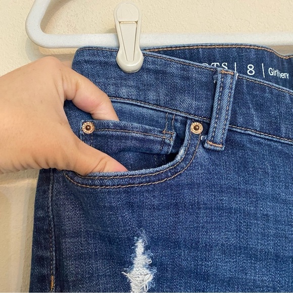 Talbots Jeans Size 8 Flawless Distressed Denim Jeans - Picture 5 of 16